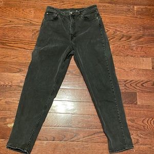 H&M size 12 black mom jeans